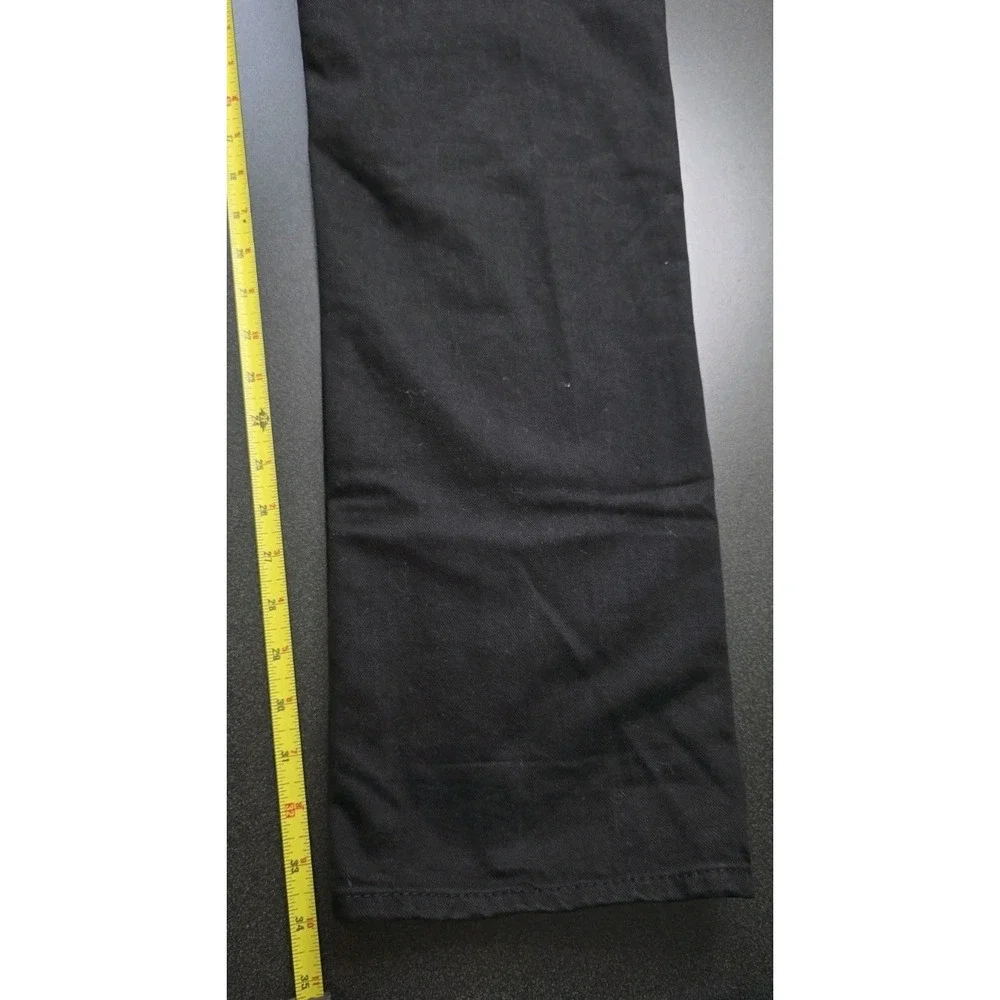 TRUE RELIGION Skinny Denim Jeans Men 36x34 Black Y2K Stitch Pocket